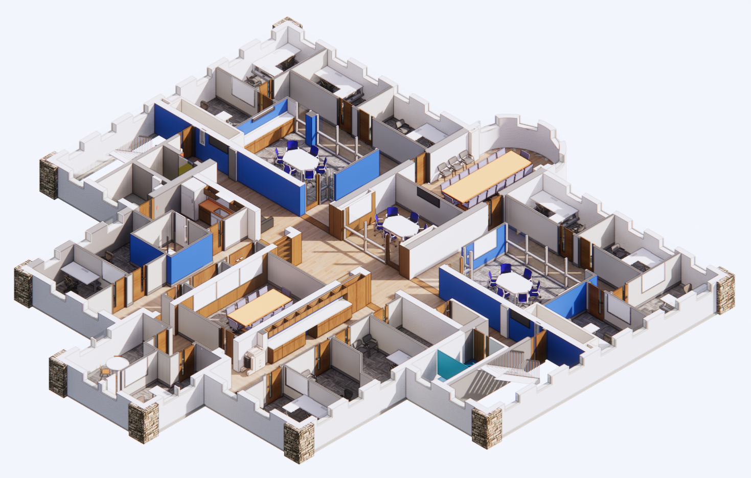 2024 01 11 Miller Hall Second Floor Rendering