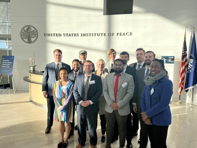 Patterson School Students at US Institute of Peace