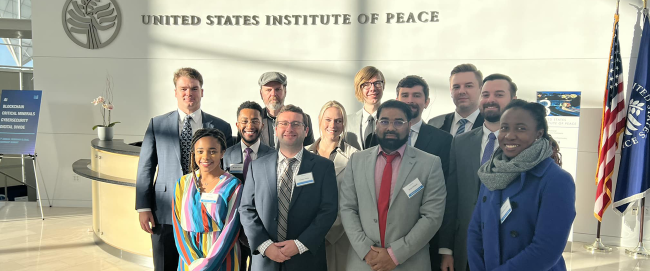 Patterson students at US Institute of Peace