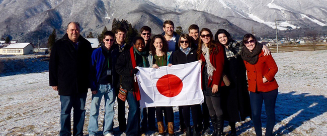 Patterson students in Japan
