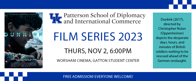 Film Series, Dunkirk, 11/2, 6pm, Worsham Cinema