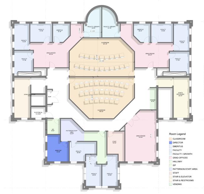 Miller Hall 3rd Floor Diagram