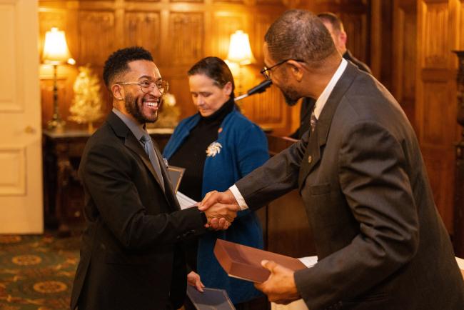 Morgan Thomas, Dr. Montgomery and Dr. Hall