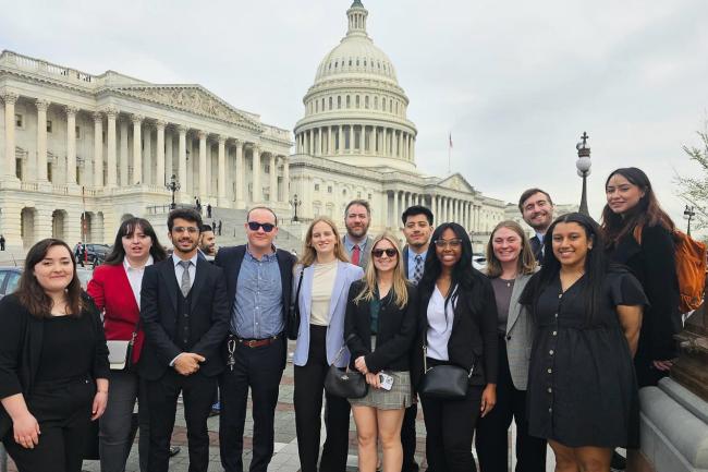 2024 07 30 Spring Break in DC group shot in front of Capitol