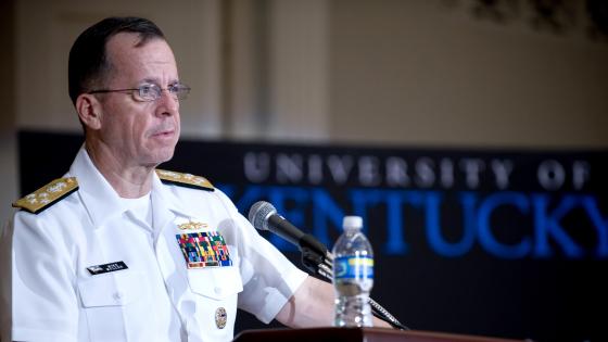 Admiral Mike Mullen, 2008 visiting speaker